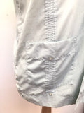 vintage  Urban Village Vintage  urban village  urban  summer  stitch detailing  S  retro  mens  guayabera  cuban  collar  blue  big collar  70s  70  1970s