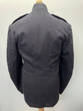 vintage  Urban Village Vintage  urban village  pockets  patches  Navy Jacket  Navy  military jacket  Military  Mens jacket  mens coat  mens  M  irish guards military  dress  decorative buttons  Cotton  coat  chest pockets  button front  button  blue  army