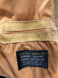 vintage  Urban Village Vintage  urban village  Suede Jacket  Suede  pockets  pocket detail  mens  M  Jacket  dagger collar  collared  brown  70s  1970s