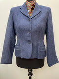 wool coat  wool  womens  vintage  Urban Village Vintage  urban village  Three Button  retro  pure wool  pockets  Navy Jacket  Navy  long sleeve  lapels  john lewis  Jacket  button down  button  blue  blazer jacket  Blazer  60s  3 button  1960s  12  100% Wool
