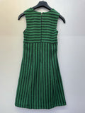 zip  womens  vintage  Urban Village Vintage  urban village  summer dress  summer  sleevless  retro  pockets  hippie  Green  Cotton  black  70s  70  60s  6  1970s  1960s