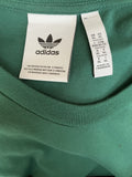 xl  vintage  Urban Village Vintage  urban village  short sleeved  short sleeve  retro  mens  logo  Green  embroidered logo  Cotton  adidas  3 stripe