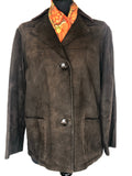 1960s Suede Jacket by Frank Bryan Leathercraft of Malvern - Size UK 14