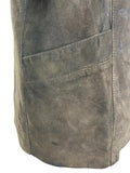 womens  vintage  Urban Village Vintage  urban village  Suede Jacket  Suede  pockets  MOD  long sleeve  Jacket  Corvin  coat  button front  button  brown  60s  1960s  12