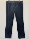1970s Straight Leg Corduroy Trousers in Black - Size W32 L34