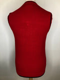 vintage  vest  v neck  Urban Village Vintage  urban village  Tank Top  sweater  Stripes  S  red  mens  limited edition  knitwear  knitted  knit  jumper  2-brother