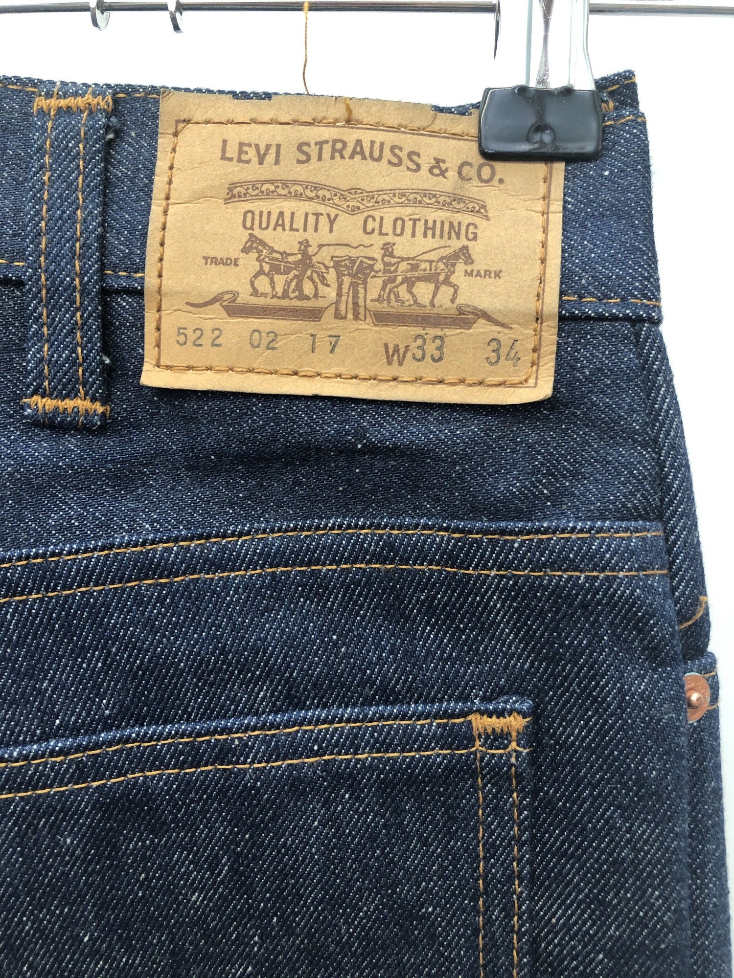 wide leg  white tab  W33  vintage  Urban Village Vintage  pockets  mens  Logo design  logo  levis strauss  levis  levi strauss  L34  L  jean  blue