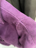 womens  vintage  Urban Village Vintage  urban village  Suede Jacket  Suede  retro  purple  pockets  MOD  midi dress  midi  long sleeve  lining  lapels  Jacket  decorative buttons  button down  button detail  60s  1960s  14