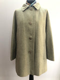 1960s Swing Style Coat by Aquascutum - Size UK 16