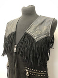 YKK Zip  waistcoat  top  tee  t-shirt  suede fringing  suede  stud detail  womens  Logo design  logo  leather  Jack Daniels  Black