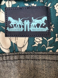 womens  vintage  Urban Village Vintage  Limited Edition  levis  levi strauss  jean  Jacket  floral print  floral lining  denim jacket  denim  cropped  crop jacket  10