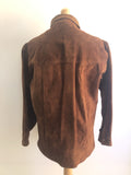 western shirt  western  vintage  Urban Village Vintage  Suede Jacket  shirt jacket  Shirt  S  pearl snap fastening  mens  Jacket  Cowboy Shirt  brown shirt  brown  autumnal  autumn  70s  70  1970s