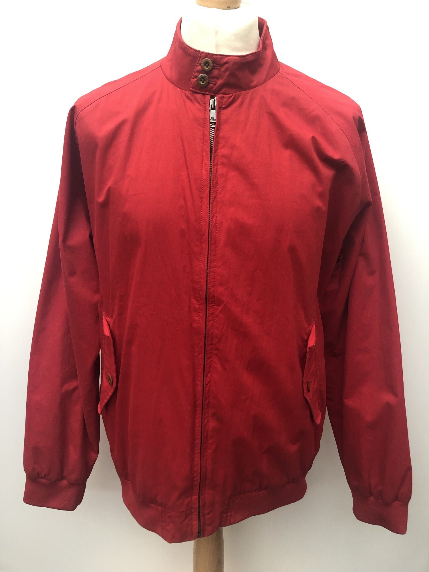 vintage  red  MOD  Mens jacket  mens coat  Mens Bomber jacket  mens  M  Jacket  Harrington Jacket  harrington  bomber jacket  bomber  ben sherman