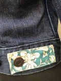 womens  vintage  Urban Village Vintage  Limited Edition  levis  levi strauss  jean  Jacket  floral print  floral lining  denim jacket  denim  cropped  crop jacket  10