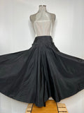 womens  vintage  Urban Village Vintage  taffeta  skirt  side zip  rockabilly  rock n roll  Provawear  Full Skirt  diamante detail  black skirt  black  6  50s  50  1950s