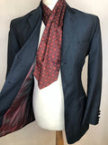 vintage  Urban Village Vintage  urban village  two tone  two piece  trousers  suit  straight leg  S  retro  pockets  paisley  mens  long sleeve  Jacket  grey  blazer jacket  Adam London  70s  1970s