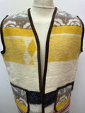 xl  wool  western  waistcoat  vintage  vest  Urban Village Vintage  urban village  native american  Mens jacket  mens  Jacket  american