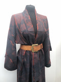 Japanese Kimono in Black and Red - One Size