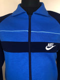 zip up  Urban Village Vintage  Tracksuit Top  Track top  Top  stripes  sportswear  shell top  Nike  mens  Logo design  Jacket  branded zip  blue  10