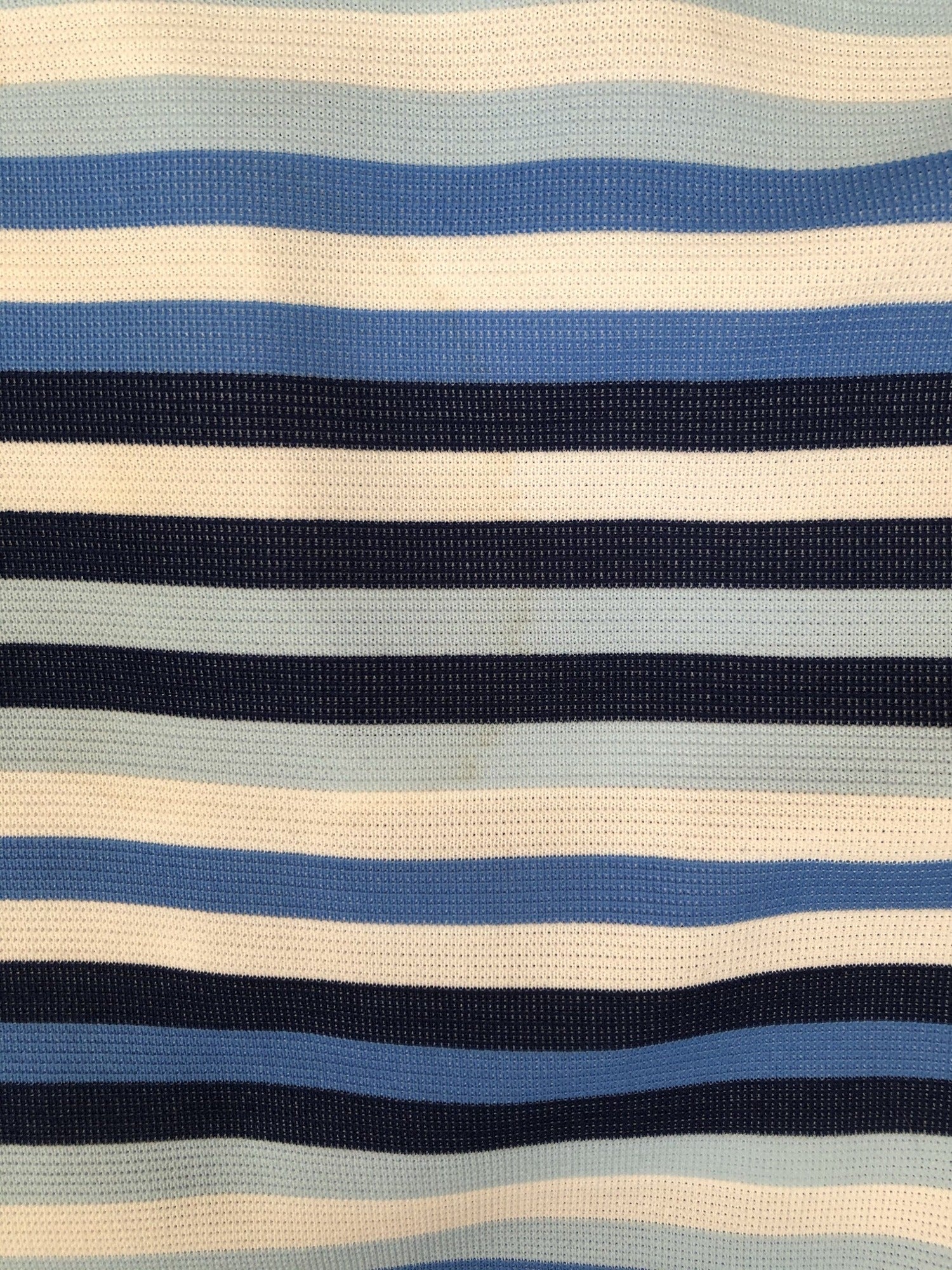 womens  vintage  top  striped  shirt sleeve  retro  Blue  blouse  70s  60s  1970s  1960s  12/14 Urban Village Vintage