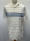 vintage  Urban Village Vintage  urban village  summer  stripey  Stripes  striped  short sleeved  short sleeve  Shirt  pockets  Mens Shirts  mens  M  hodges  cuban