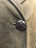 womens  vintage  Urban Village Vintage  urban village  Suede Jacket  Suede  press stud fastening  pockets  Paul Blanche  long sleeve  Jacket  Green  coat  60s  1960s  12