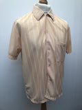 vintage  Urban Village Vintage  urban village  short sleeved  short sleeve  Shirt  Prova  Printed T-Shirt  print  peach  Mens Shirts  mens  cream  button  60s  60  1960s  1960