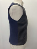 zip  waistcoat  vintage  vest  Urban Village Vintage  urban village  side zip  S  pockets  Leather  knitted  knit  Jacket  60s style  60s  1960s
