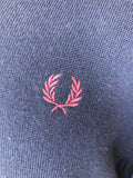 Fred Perry 100% Merino Wool V-Neck Jumper - Size L