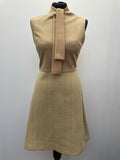 1960s Neck Tie Dress - Size 10