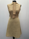 1960s Neck Tie Dress - Size 10