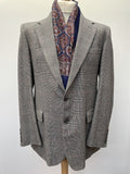 vintage  Urban Village Vintage  Three Button  retro  pockets  patterened  MOD  mens  M  Jacket  glen check  dogtooth  coat  button down  button  burberrys  Burberry  blazer jacket  Blazer