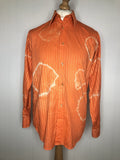 vintage  Urban Village Vintage  urban village  Shirt  retro  Printed T-Shirt  orange  Mens Shirts  mens  long sleeves  Long sleeved top  long sleeve  L  dagger collar  dagger  autumnal  70s  1970s