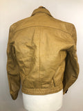 vintage  Urban Village Vintage  urban village  s  pockets  Mens Bomber jacket  mens  long sleeve  Leather Jacket  Leather  jacket  faux sheepskin  Craft Sportwear Limited  coat  camel  brown  bomber jacket  bomber  70s  1970s