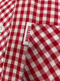 vintage  Urban Village Vintage  urban village  small  skinhead  skin  short sleeved  short sleeve  Shirt  red  print  Mens Shirts  mens  gingham  button  brutus