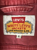 White Levis Jackets  vintage  S  Red  mens  levis strauss  levis  corduroy  cord Urban Village Vintage