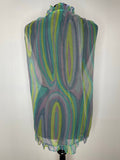 womens  waistcoat  vintage  Urban Village Vintage  urban village  sleeveless  purple  pucci  psychedelic  psych  pink  lingerie  green  emilio pucci  chiffon  cardi  blue  16  14-16  14