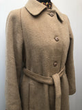 womens  vintage  Urban Village Vintage  jacket  Herringbone  coat  Bickler  beige  16  14/16  14  100% Wool