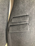 womens jacket  womens  vintage  Urban Village Vintage  scooter  PVC Trim  MOD  Jacket  Fred Perry  Dark Grey  coat  blazer jacket  black  12