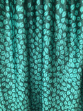 8  zip  womens  vintage  Urban Village Vintage  urban village  St Michael  leaf print  Green  evening dress  dress  bandeau dress  back zip  70s  1970