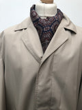 vintage  Urban Village Vintage  trench coat  rain mac  overcoat  mens coat  mens  L  beige  Barracuda