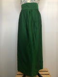 zip  womens  vintage  Urban Village Vintage  urban village  Skirts  skirt  patterned  pattern  MOD  midi skirt  maxi skirt  maxi  green  8  70s  1970s