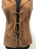 womens  waistcoat  vintage  Urban Village Vintage  Suede Jacket  suede and leathercraft limited  Suede  brown  70s  1970s  10