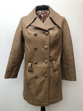 1970s Leather Jacket in Brown - Size 10