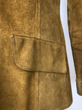 womens jacket  womens  vintage  Urban Village Vintage  Suede Jacket  Suede  Jacket  collar  coat  brown  70s  1970s  10