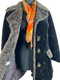 womens jacket  womens coat  womens  Winter Jacket  Winter Coat  winter  Vintage Clothing Birmingham  vintage  Urban Village Vintage  urban village  UK  style  pockets  modette  MOD  long sleeves  long sleeve  long length coat  long length  long coat  long  light brown  ladies  Jacket  faux sheepskin  faux fur  faux collar  faux  fashion  double breasted coat  double breasted  dark brown  collared  clothing  clothes  brown  black  birmingham  12