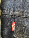 womens  vintage  Urban Village Vintage  Limited Edition  levis  levi strauss  jean  Jacket  floral print  floral lining  denim jacket  denim  cropped  crop jacket  10