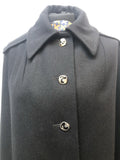 wool  womens  vintage  Urban Village Vintage  mono  mod  jackety  cape jacket  cape  black  60s  1960s  10