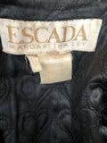 zip hood  womens  vintage  Urban Village Vintage  Margaretha Ley  leather  Fox fur  Escada  black  14