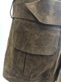vintage  Urban Village Vintage  urban village  Suede Jacket  Suede  pockets  mens  long sleeves  long sleeve  Jacket  front pockets  collared  collar  chest pockets  button  Belted waist  belted  Austin Reed  60s  1960s